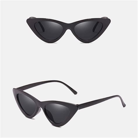 cat eye triangle sunglasses